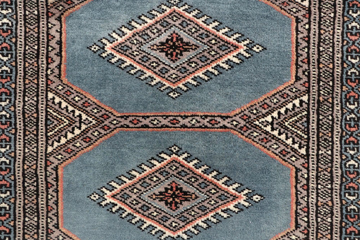 Light Slate Grey Jaldar 2' 4 x 9' 5 - No. 58980 - ALRUG Rug Store