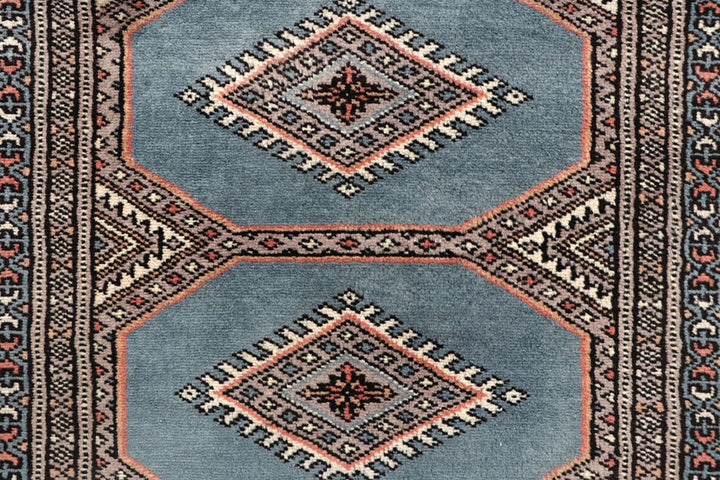 Light Slate Grey Jaldar 2'  4" x 9'  5" - No. QA21129