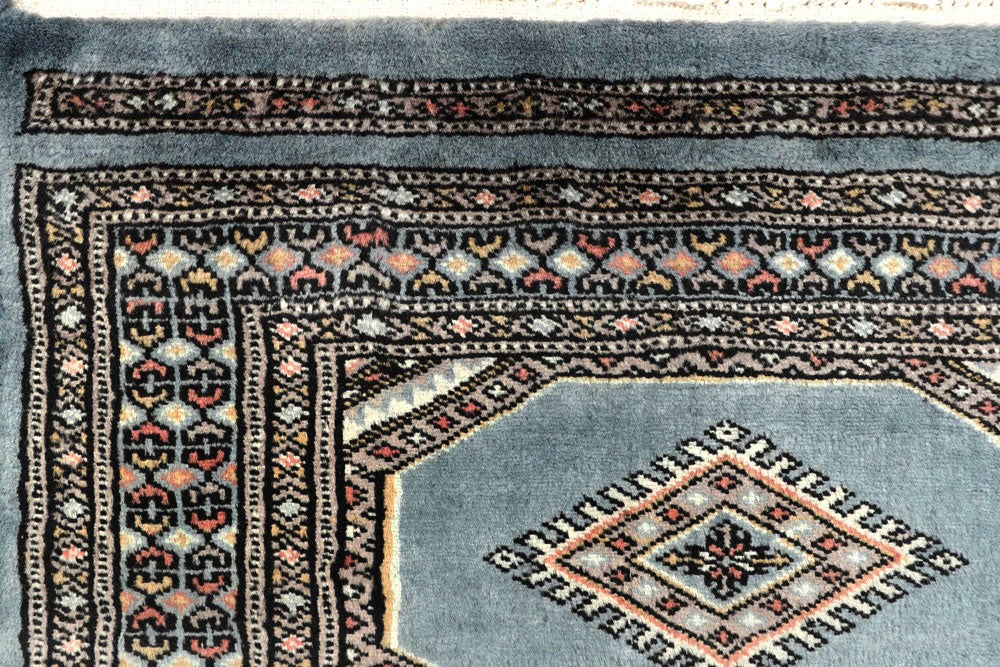 Light Slate Grey Jaldar 2' 4 x 9' 5 - No. 58981 - ALRUG Rug Store