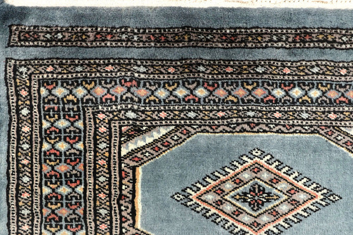 Light Slate Grey Jaldar 2' 4 x 9' 5 - No. 58981 - ALRUG Rug Store