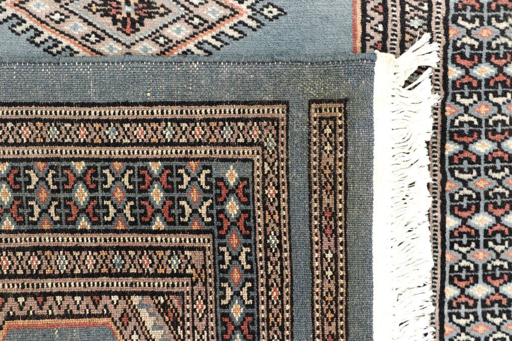 Light Steel Blue Jaldar 2' 4 x 9' - No. 58982 - ALRUG Rug Store