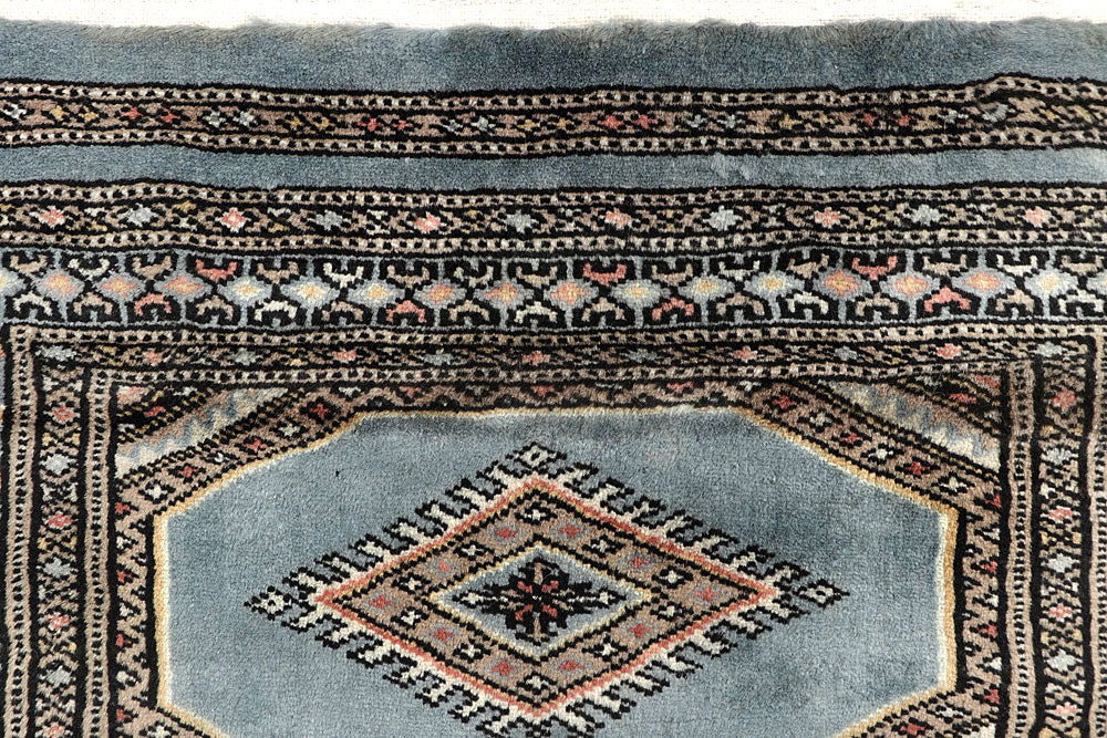 Light Steel Blue Jaldar 2' 4 x 9' 6 - No. 58984 - ALRUG Rug Store