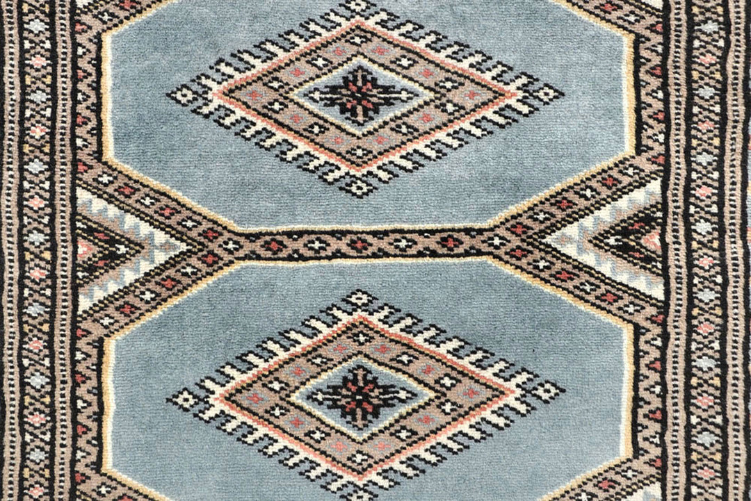 Light Steel Blue Jaldar 2'  4" x 9'  6" - No. QA62363