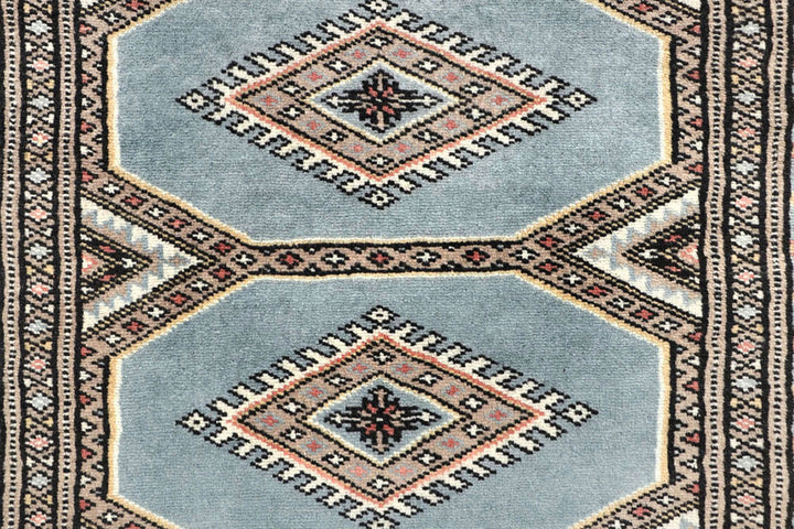 Light Steel Blue Jaldar 2'  4" x 9'  6" - No. QA62363