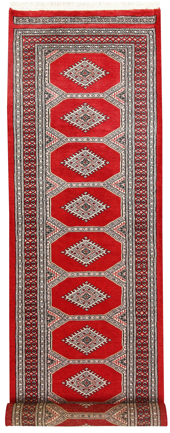 Firebrick Jaldar 2' 5 x 9' 1 - No. 58991 - ALRUG Rug Store