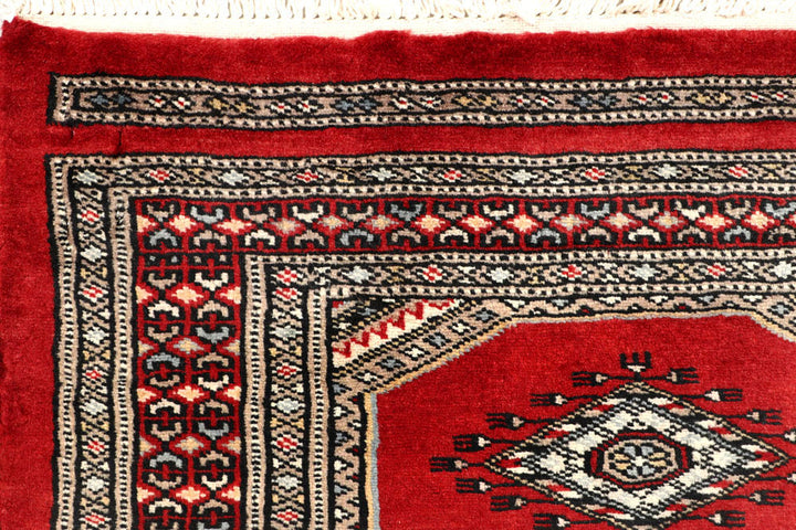 Firebrick Jaldar 2' 4 x 9' 1 - No. 58997 - ALRUG Rug Store