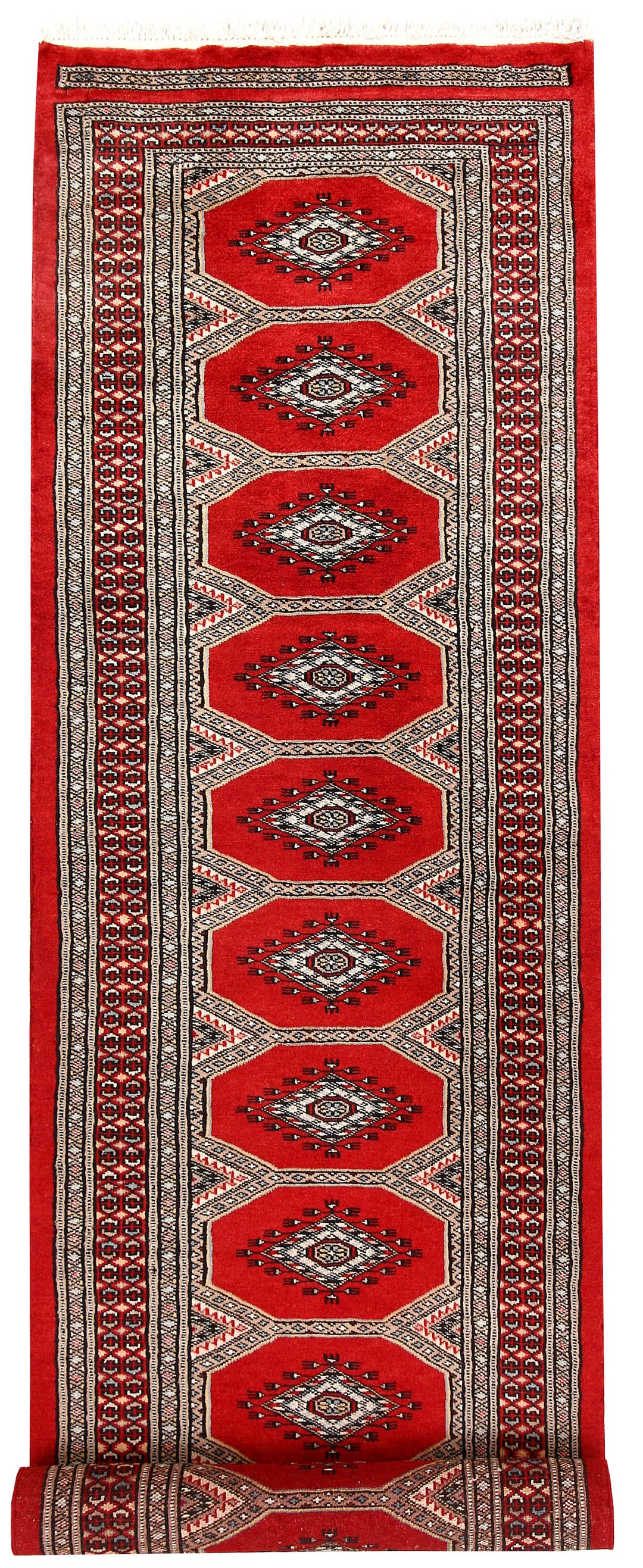 Firebrick Jaldar 2' 4 x 9' 1 - No. 58997 - ALRUG Rug Store