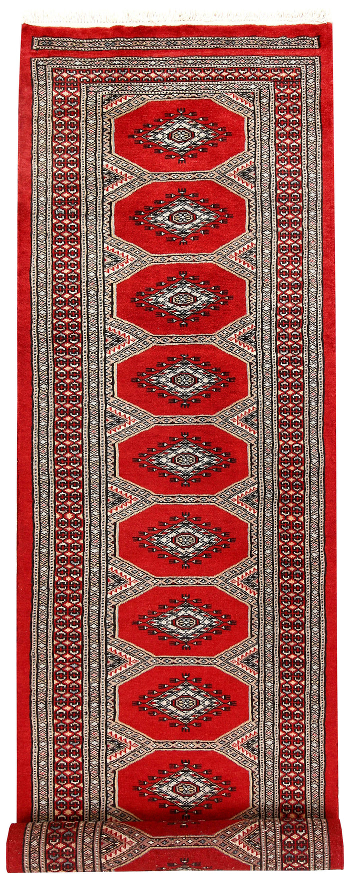 Firebrick Jaldar 2' 4 x 9' 1 - No. 58997 - ALRUG Rug Store