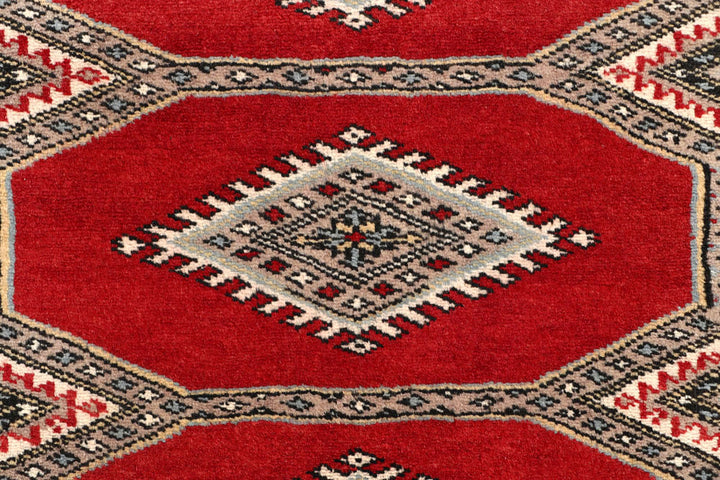 Firebrick Jaldar 2' 4 x 9' 1 - No. 58998 - ALRUG Rug Store