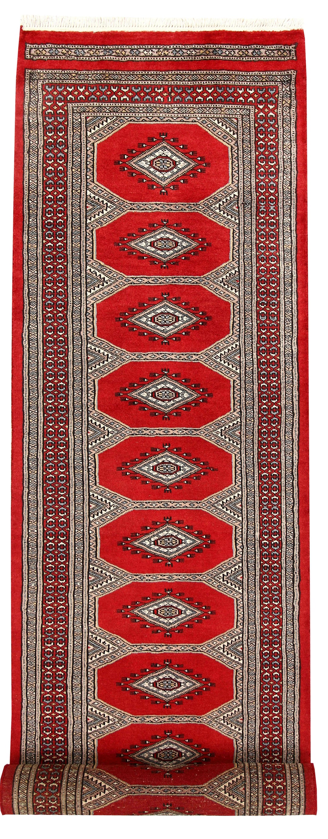 Firebrick Jaldar 2' 4 x 9' 8 - No. 58999 - ALRUG Rug Store