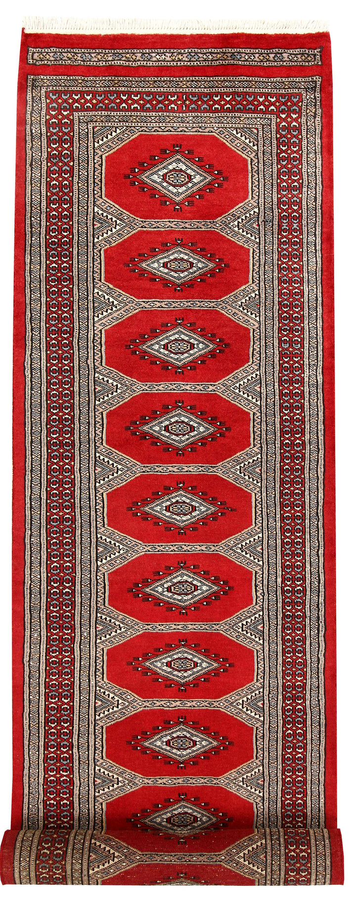Firebrick Jaldar 2' 4 x 9' 8 - No. 58999 - ALRUG Rug Store