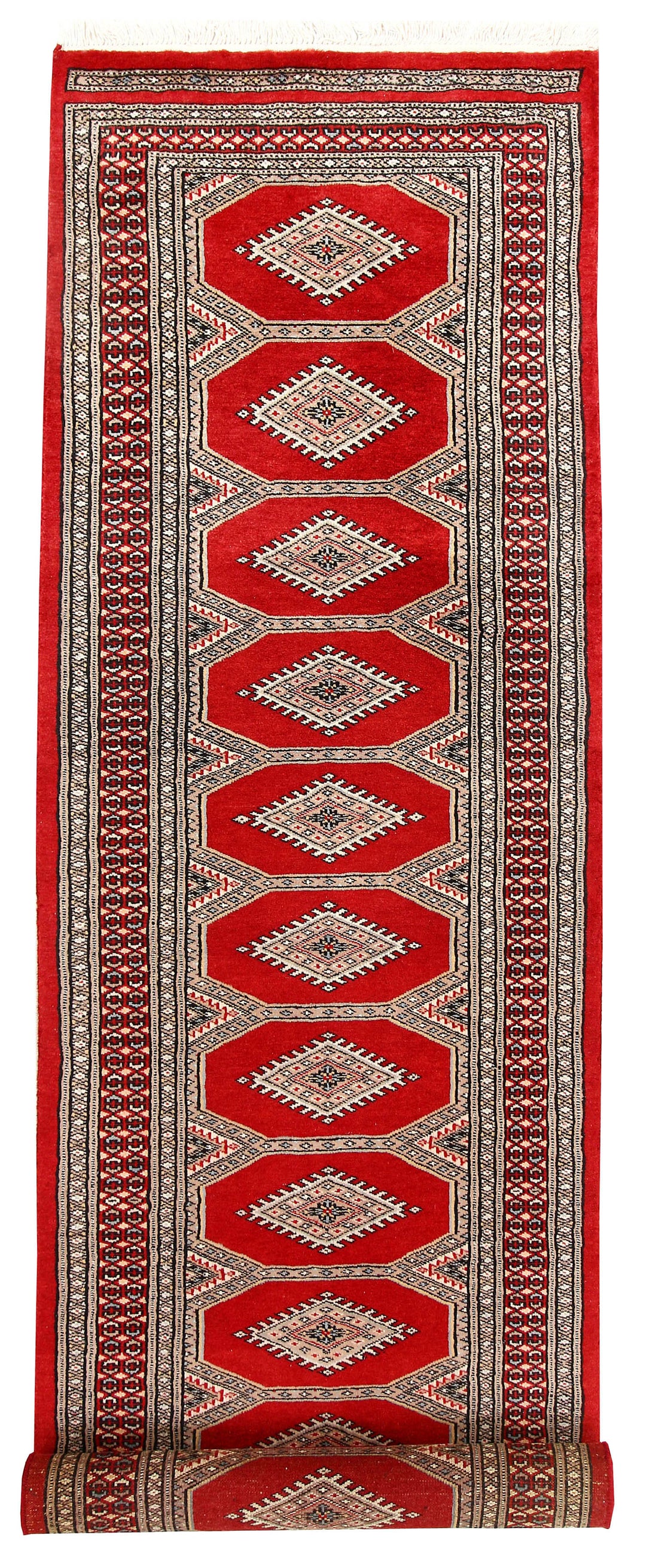 Firebrick Jaldar 2' 4 x 9' 3 - No. 59000 - ALRUG Rug Store