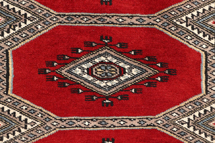 Firebrick Jaldar 2' 4 x 9' - No. 59001 - ALRUG Rug Store
