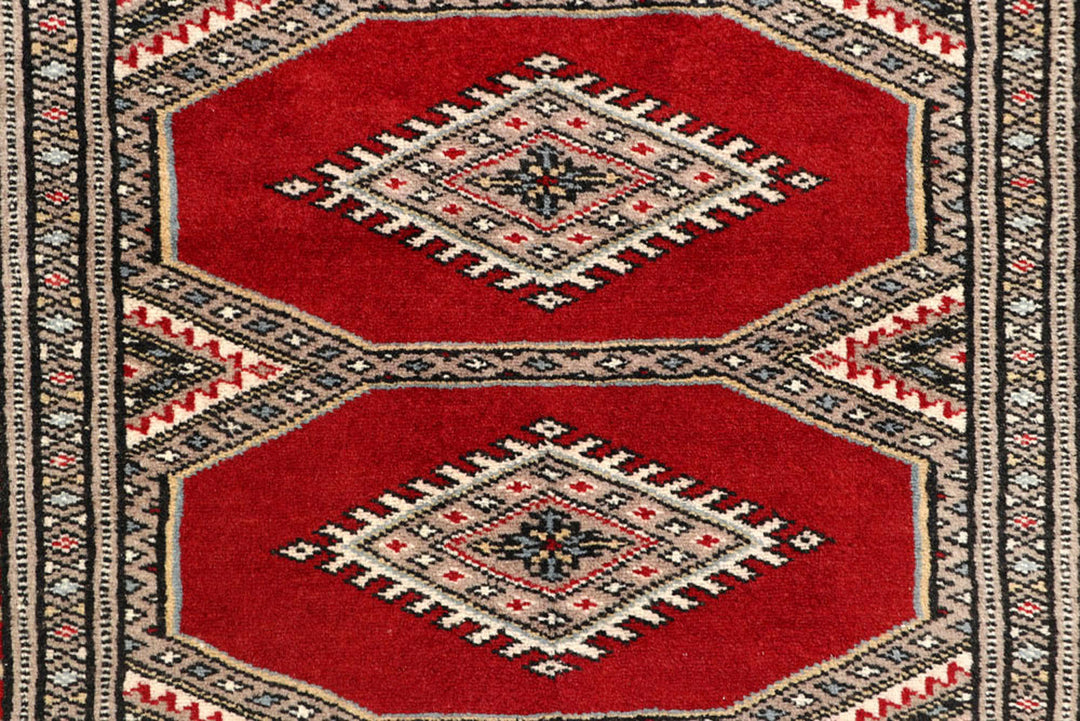 Red Jaldar 2'  5" x 8'  11" - No. QA76407