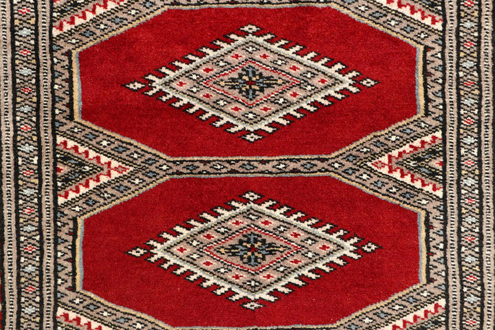 Red Jaldar 2'  5" x 8'  11" - No. QA76407