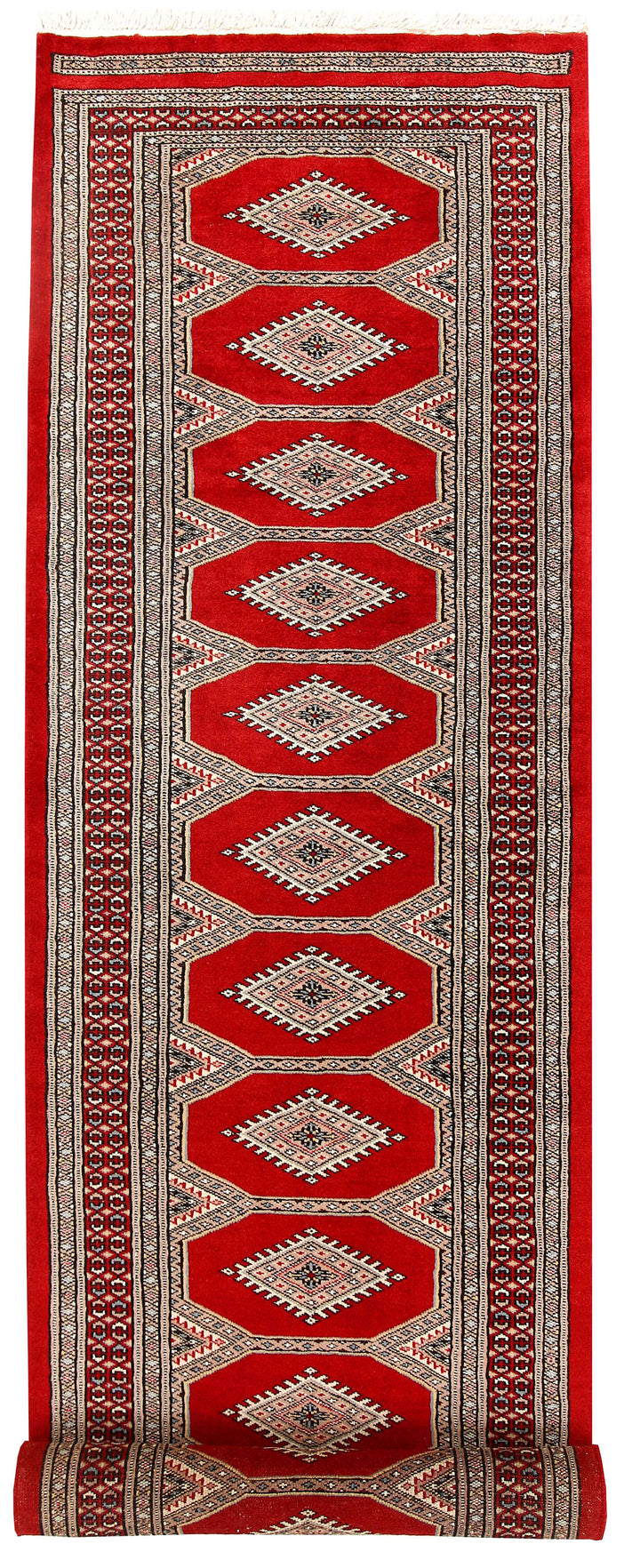 Red Jaldar 2'  5" x 8'  11" - No. QA76407