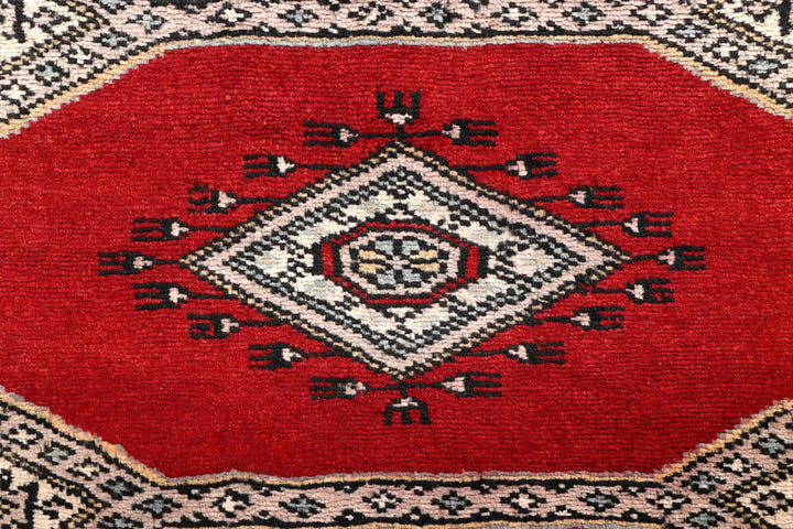Red Jaldar 2'  4" x 9'  4" - No. QA63357