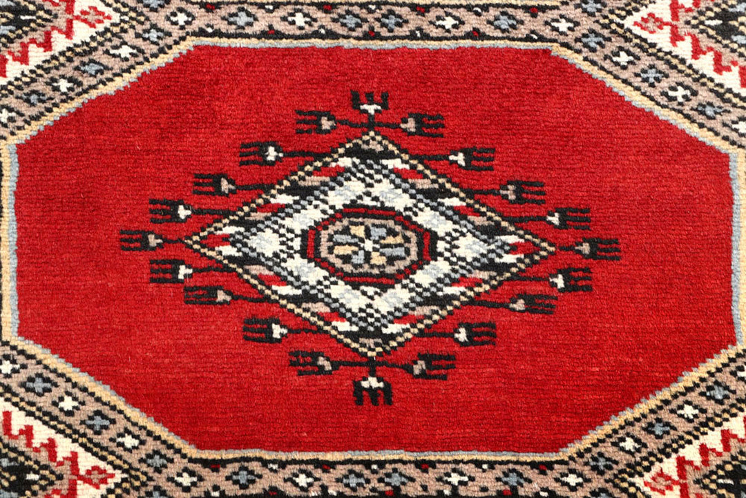 Red Jaldar 2'  5" x 9'  9" - No. QA48606
