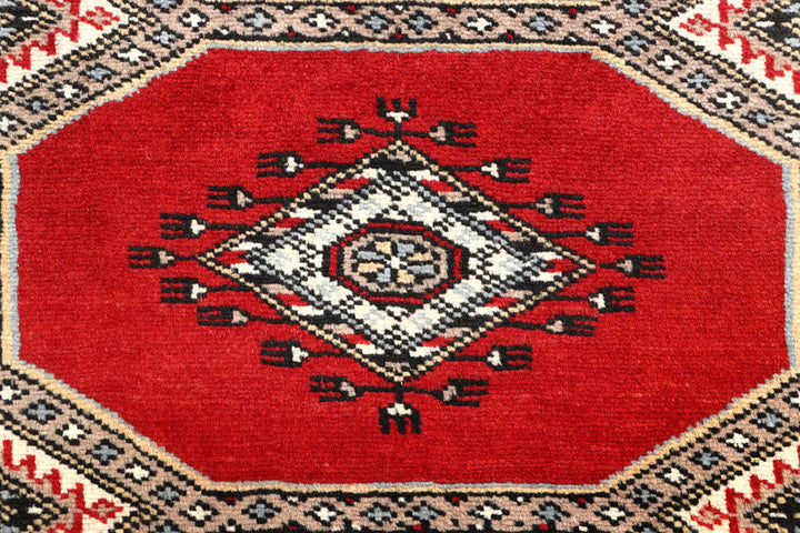 Red Jaldar 2'  5" x 9'  9" - No. QA48606