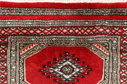 Red Jaldar 2'  3" x 9'  11" - No. QA81077