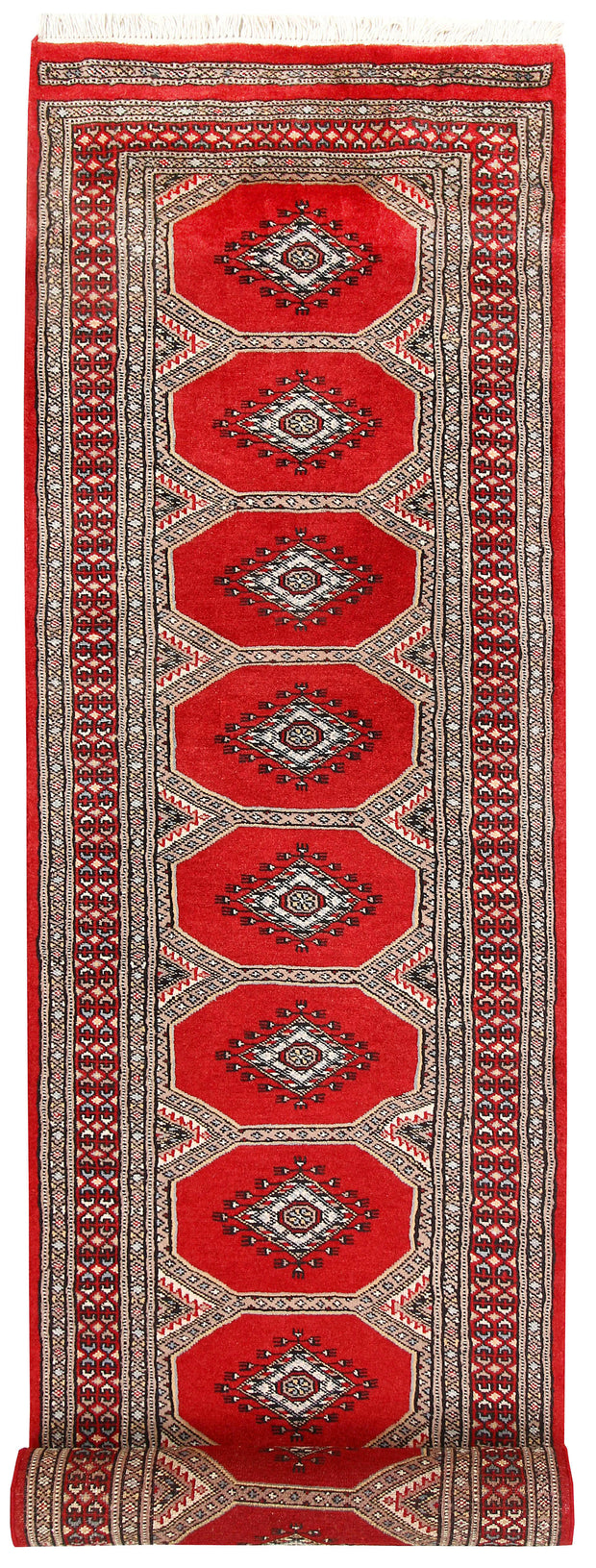 Red Jaldar 2'  3" x 9'  11" - No. QA81077