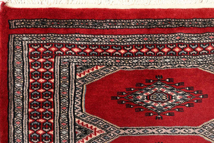 Red Jaldar 2'  4" x 9'  5" - No. QA16463