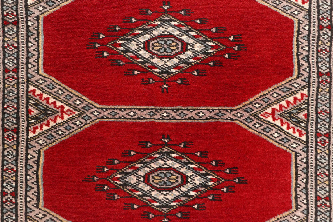 Red Jaldar 2'  4" x 9'  5" - No. QA92132
