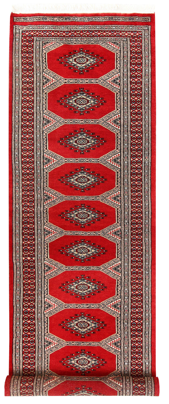 Firebrick Jaldar 2' 5 x 9' 3 - No. 59038 - ALRUG Rug Store