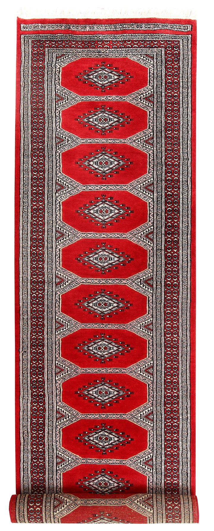 Firebrick Jaldar 2' 4 x 9' 3 - No. 59054 - ALRUG Rug Store