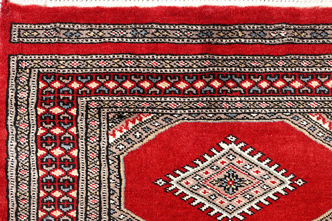 Red Jaldar 2'  4" x 9'  9" - No. QA42044