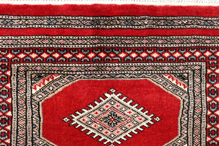 Red Jaldar 2'  4" x 9'  9" - No. QA42044
