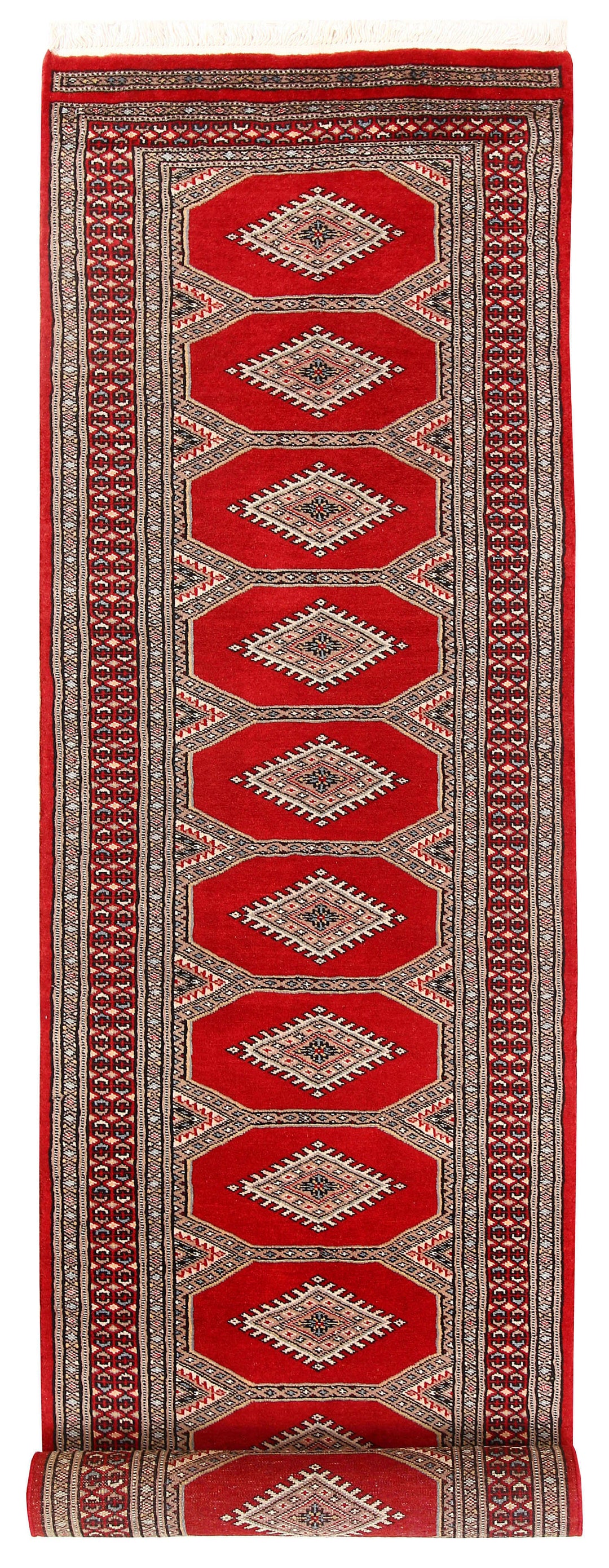 Firebrick Jaldar 2' 4 x 9' 5 - No. 59066 - ALRUG Rug Store