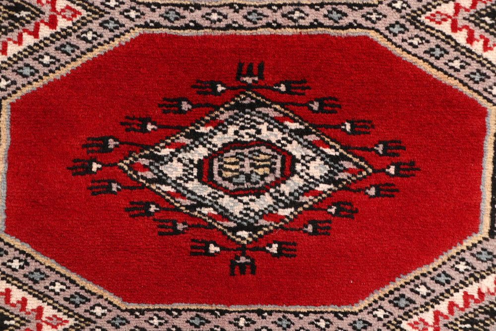 Firebrick Jaldar 2' 4 x 9' 5 - No. 59068 - ALRUG Rug Store