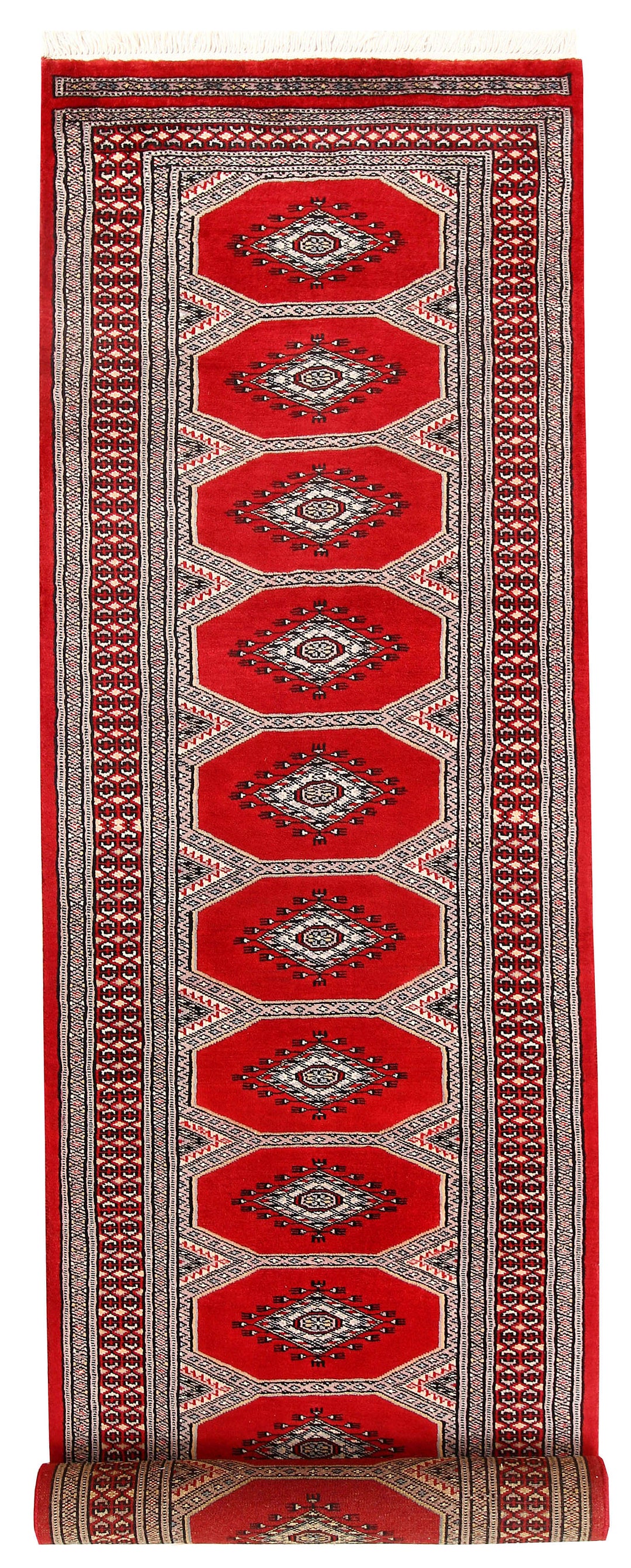 Firebrick Jaldar 2' 4 x 9' 5 - No. 59068 - ALRUG Rug Store