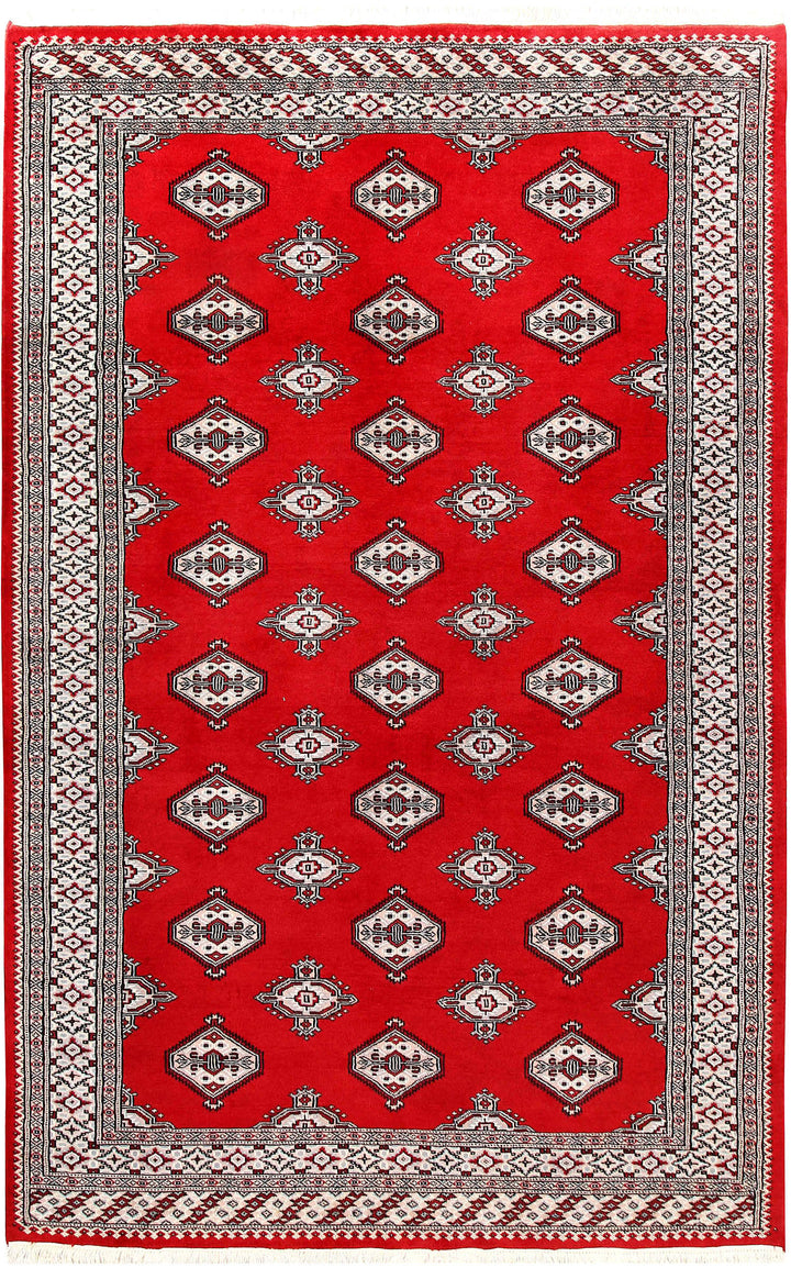 Red Jaldar 5'  1" x 8'  2" - No. QA98244