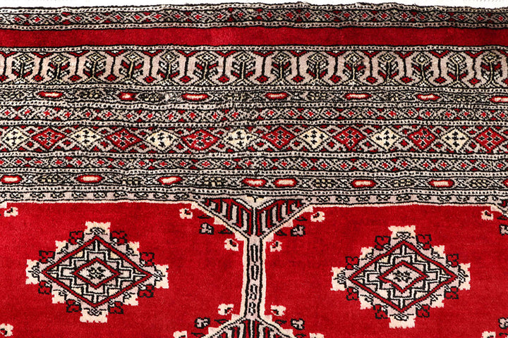 Red Jaldar 5'  1" x 8'  4" - No. QA67173