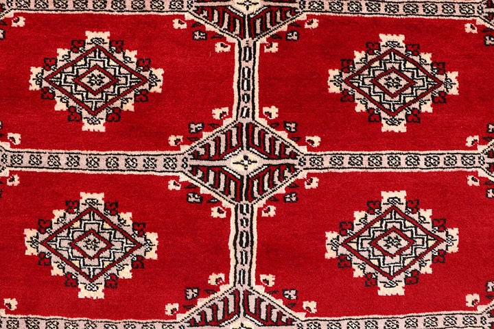 Red Jaldar 5'  1" x 8'  4" - No. QA67173