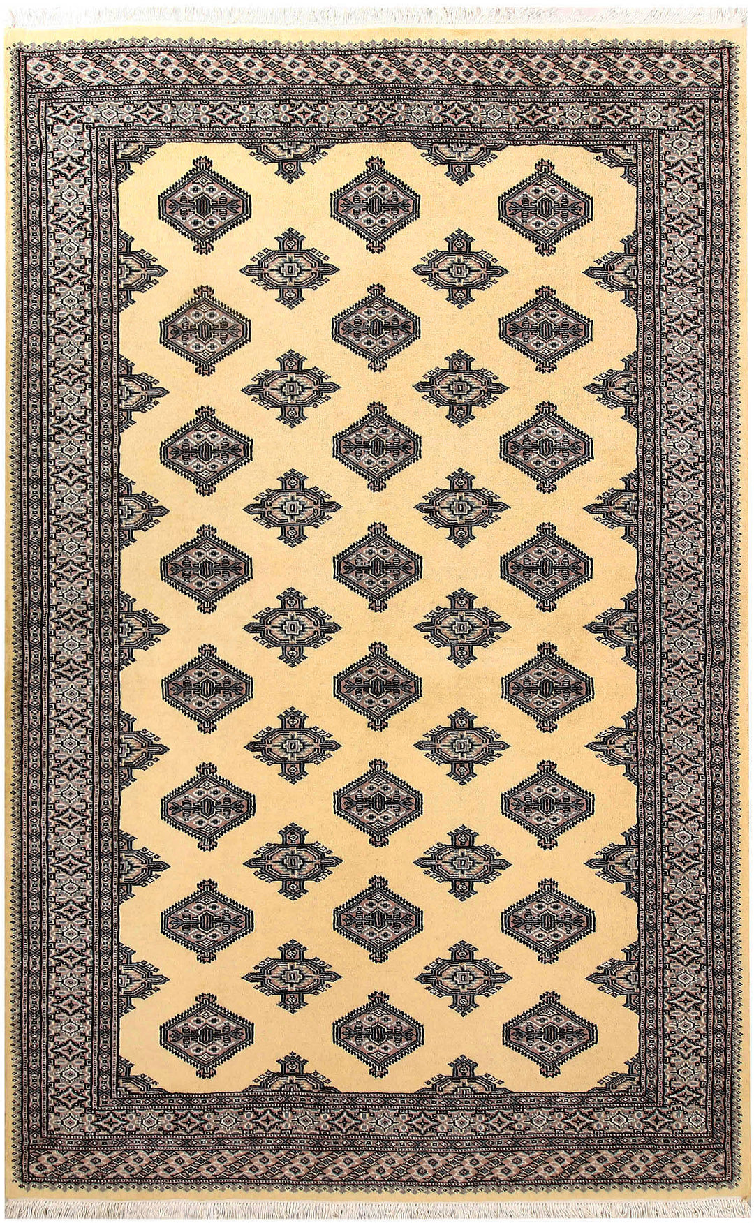 Navajo White Jaldar 5' 2 x 8' 1 - No. 59115 - ALRUG Rug Store
