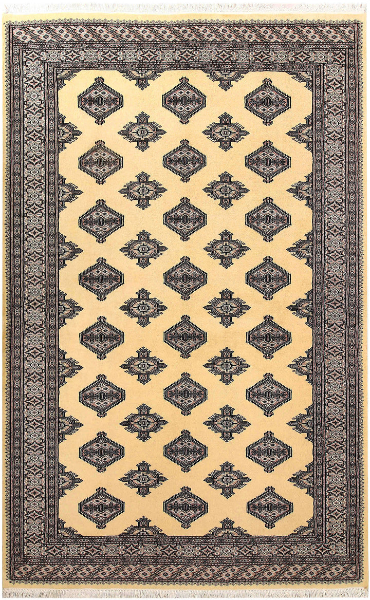 Navajo White Jaldar 5' 2 x 8' 1 - No. 59115 - ALRUG Rug Store