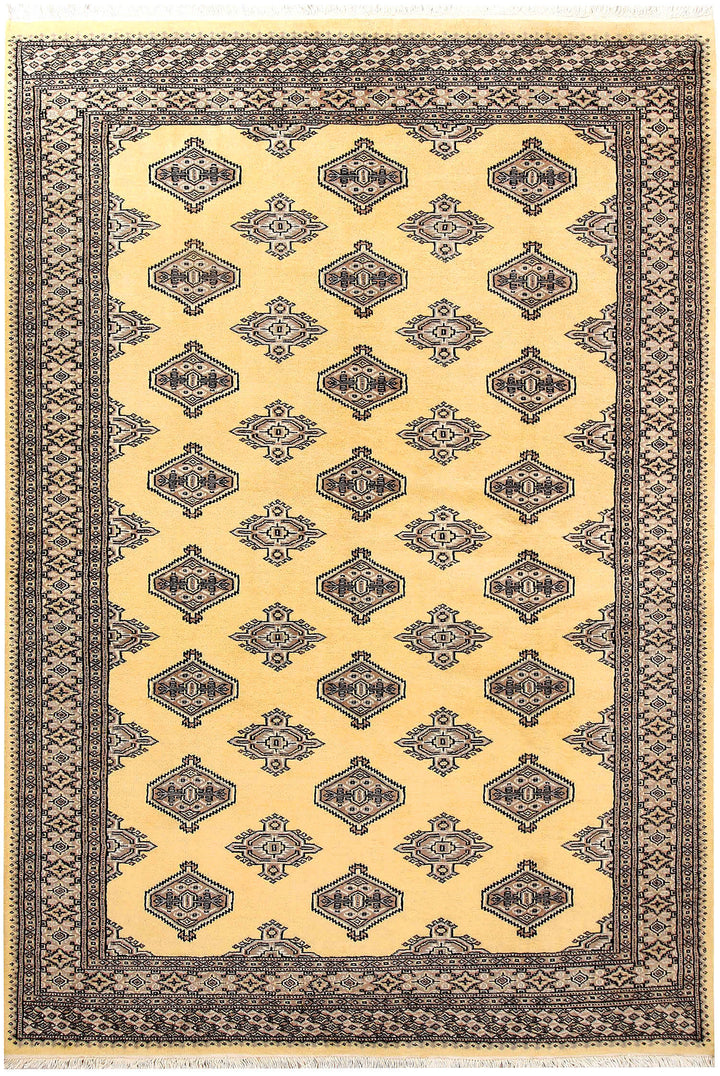 Navajo White Jaldar 5' 1 x 7' 5 - No. 59119 - ALRUG Rug Store