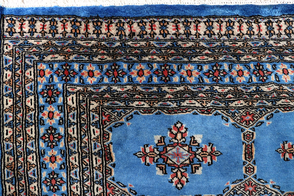 Cornflower Blue Jaldar 5' 1 x 8' 2 - No. 59123 - ALRUG Rug Store