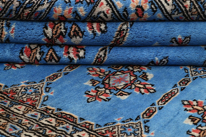 Cornflower Blue Jaldar 5' 1 x 8' 2 - No. 59123 - ALRUG Rug Store