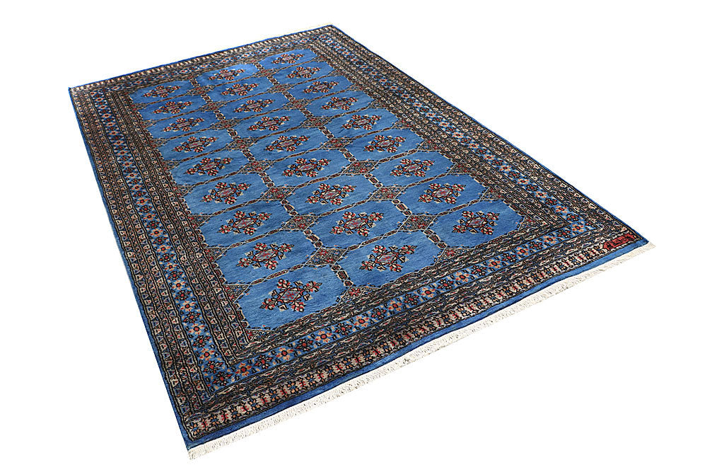 Cornflower Blue Jaldar 5' 1 x 8' 2 - No. 59123 - ALRUG Rug Store