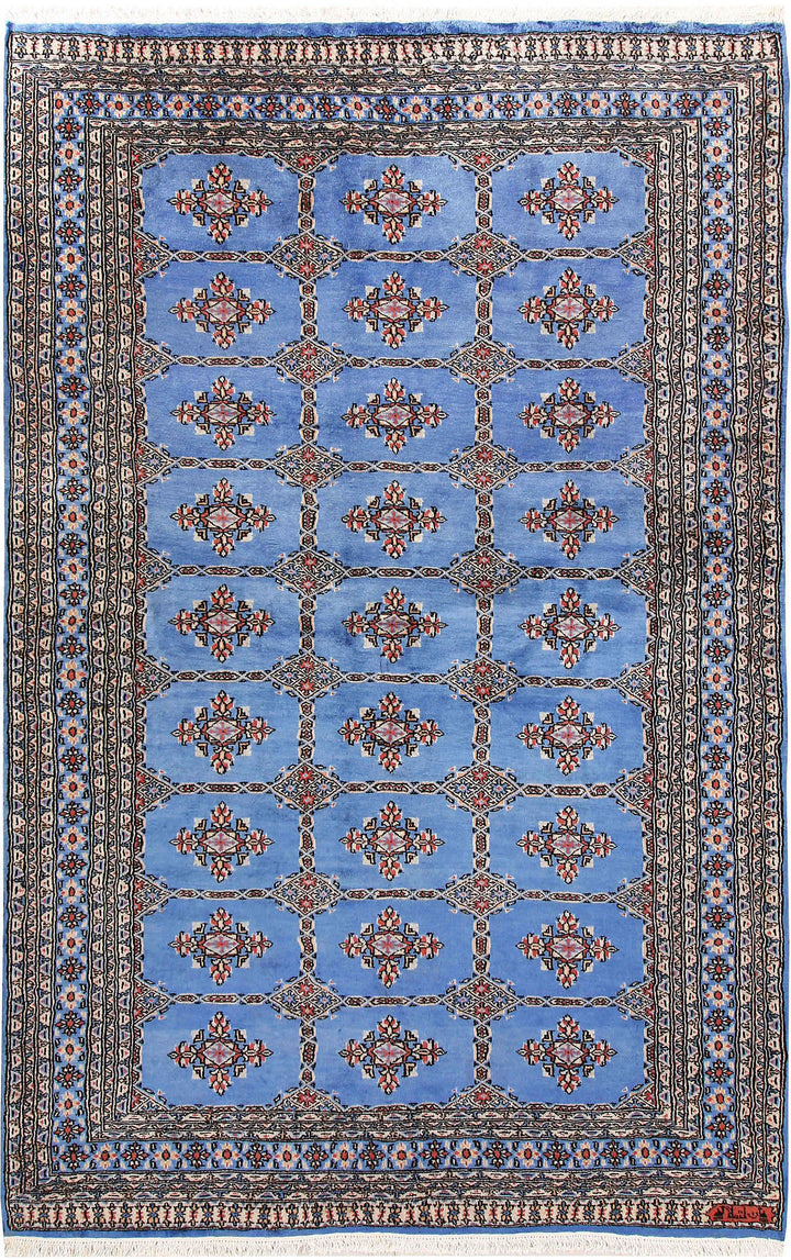 Cornflower Blue Jaldar 5' 1 x 8' 2 - No. 59123 - ALRUG Rug Store