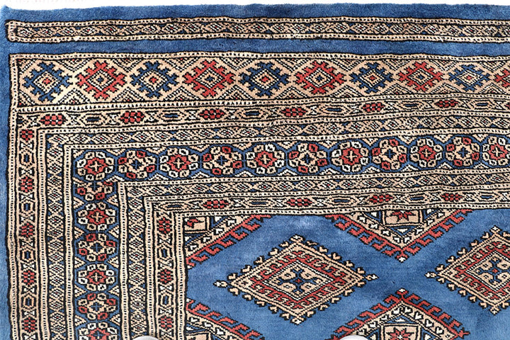 Cornflower Blue Jaldar 5' 1 x 8' 6 - No. 59124 - ALRUG Rug Store