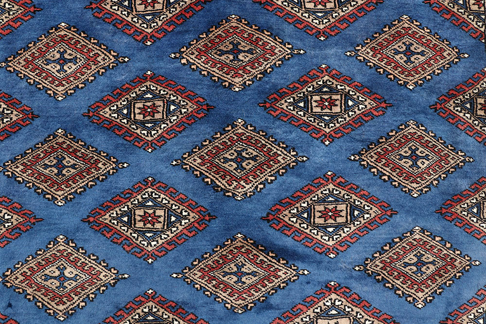 Cornflower Blue Jaldar 5' 1 x 8' 6 - No. 59124 - ALRUG Rug Store