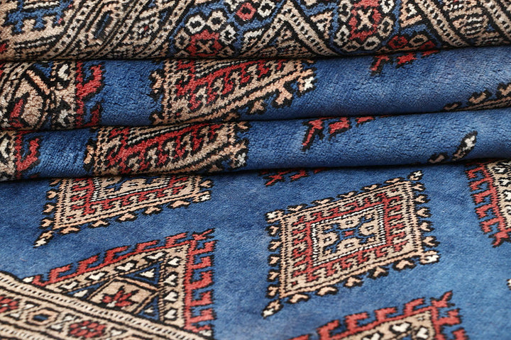 Cornflower Blue Jaldar 5' 1 x 8' 6 - No. 59124 - ALRUG Rug Store