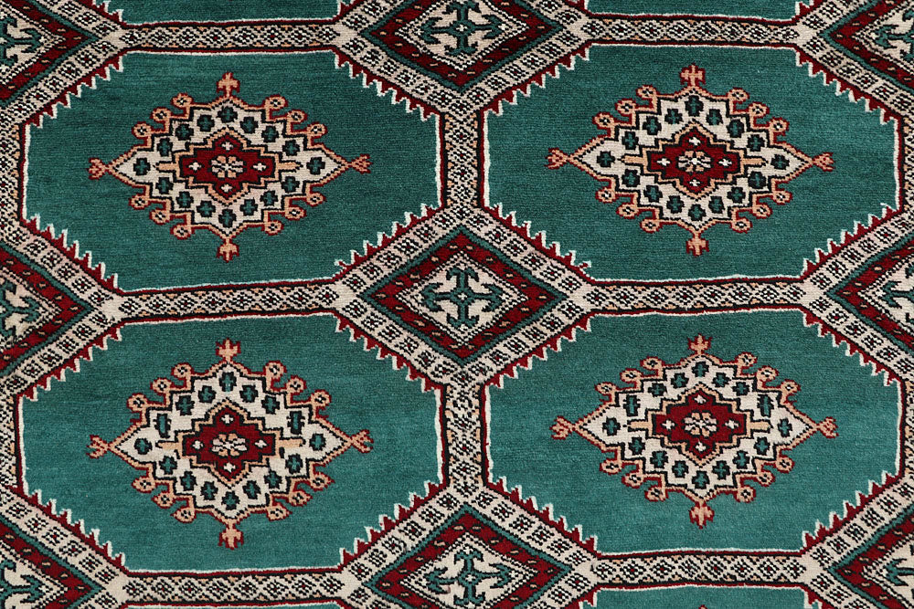 Teal Jaldar 8' 3 x 11' 5 - No. 59127 - ALRUG Rug Store