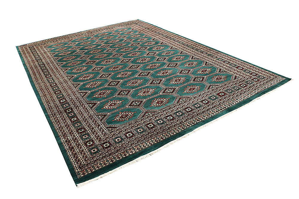 Teal Jaldar 8' 3 x 11' 5 - No. 59127 - ALRUG Rug Store