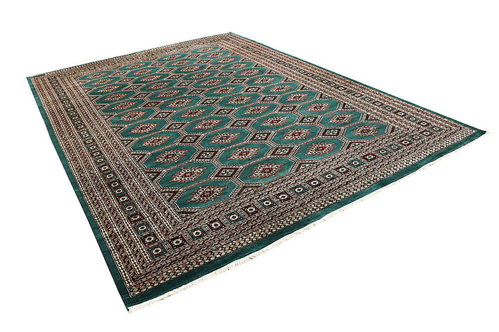 Teal Jaldar 8' 3 x 11' 5 - No. 59127 - ALRUG Rug Store